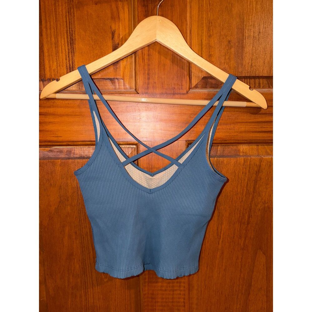 Vuori Rib Crop Tank XS - Picture 2 of 3